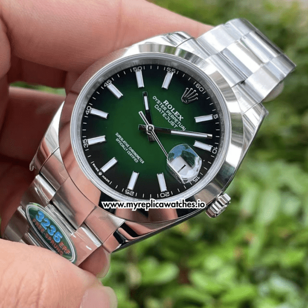 Super Clone Rolex Datejust 41 126334 Stainless Steel Green Ombré Dial Oyster (2026)